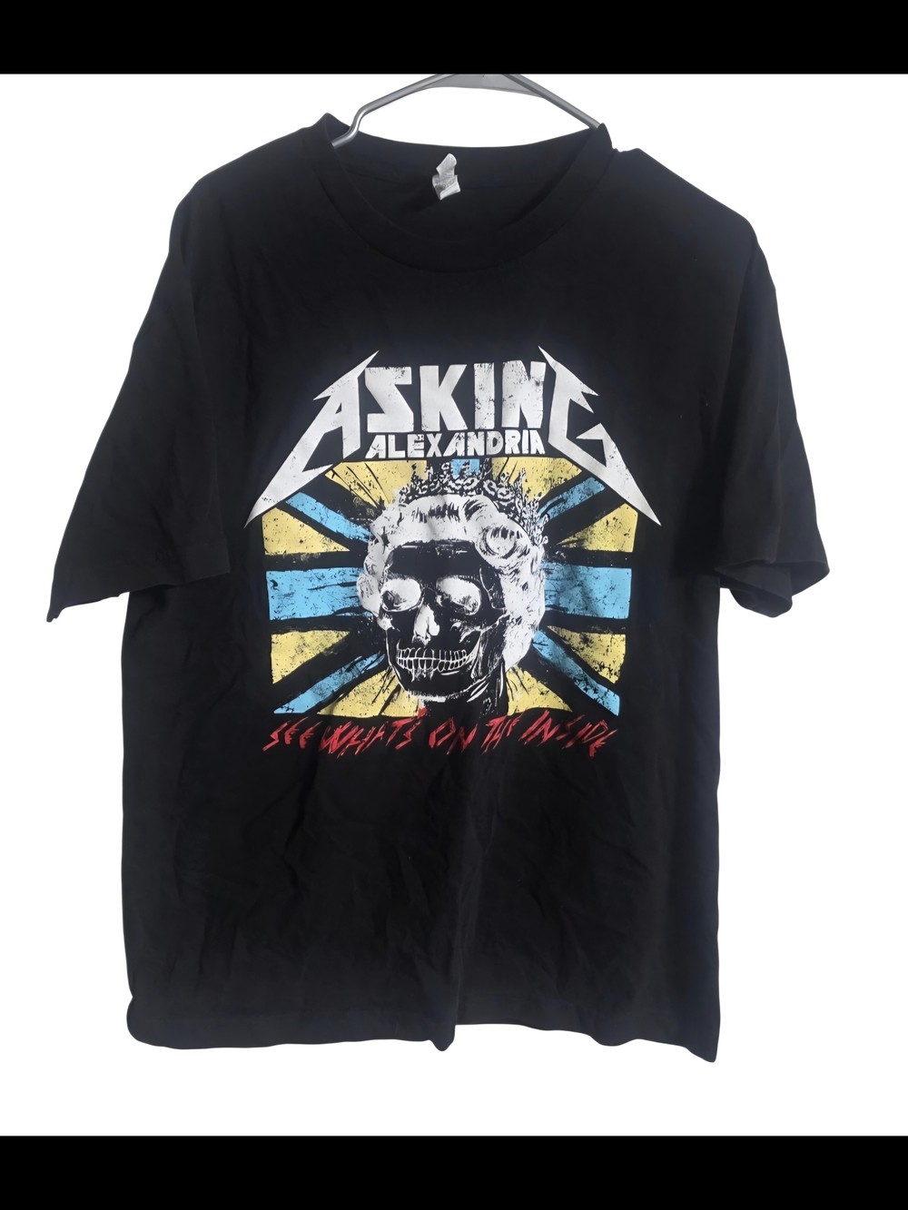 Asking Alexandria See What's on the inside T-shirt Black Size L